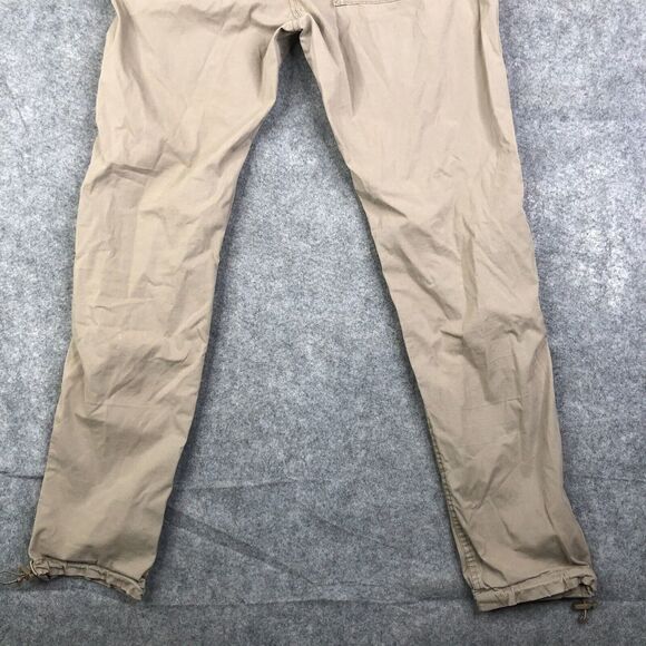 Abercrombie & Fitch Pants Mens 31x32 Beige Paratrooper Vintage Y2K Slim Straight - Picture 10 of 11